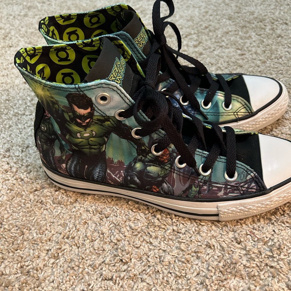Converse DC Green Lantern Hi-top Sneakers - Picture 3 of 6